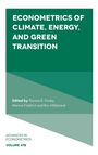 Titel: Econometrics of Climate, Energy, and Green Transition. Herausgeber: Thomas B. Fomby, Marina Friedrich, Eric Hillebrand.