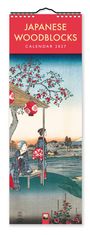 Tree Flame: Japanese Woodblocks - Japanische Holzschnitte - Slimline-Kalender 2027 - Original Flame Tree Publishing-Kalender Slimeline [Kalender], KAL
