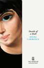 "Death of a Doll" von Hilda Lawrence, The Mermaid Collection. Illustration: halbes Gesicht einer Frau mit ausdrucksvollen Augen.
