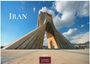 "Iran", "2027", "CASARES EDITION". Ein massives, hohes Bauwerk mit bogenförmiger Architektur unter klarem Himmel.