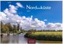 Text: "Nordseeküste 2027", "CASARES EDITION". Landschaft mit Windmühle, Fluss, Booten und blauem Himmel.