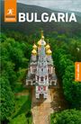 "Rough Guides BULGARIA" oben, "Free eBook" rechts. Eine orthodoxe Kirche mit goldenen Kuppeln inmitten von grünen Bäumen.