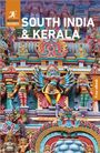 "South India & Kerala", "Free eBook", "Rough Guides" Logo. Farbenfrohe hinduistische Tempelkunst mit detaillierten Figuren.