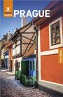 „PRAGUE“ und „Free eBook“ sind hervorgehoben. Eine bunte Straßenansicht mit kleinen, traditionellen Häusern.