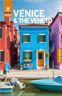 "VENICE & THE VENETO", bunte Häuser entlang eines Kanals; links ein orangenes Logo mit einem springenden Menschensymbol.