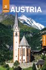 "AUSTRIA," "Rough Guides," "Free eBook." Eine Kirche mit spitzem Turm vor malerischen Bergen.