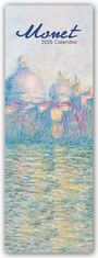 Gifted Stationery Co. Ltd: Monet - Claude Monet - Slimline-Kalender 2025, KAL