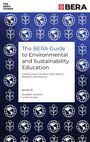 "The BERA Guide to Environmental and Sustainability Education" über Pflanzen und Erde-Logos auf blauem Hintergrund.
