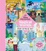 „Disney Princess Magical Worlds Pop-Up Play Set.“ Vier bunte Disney-Szenen mit Prinzessinnen und Märchenfiguren.