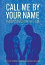 Text: "Call Me By Your Name: Perspectives on the Film. Edited by Edward Lamberti & Michael Williams." Zwei blaue Figuren vor Wasser.