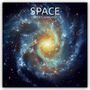 Gifted Stationery Co. Ltd: Space - Faszinierendes Weltall 2026 - 16-Monatskalender, KAL