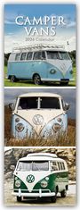 Gifted Stationery Co. Ltd: Camper - Camper Vans - Slimline-Kalender 2026, KAL