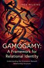 "GAMOGAMY: A Framework for Relational Identity" von Jack Wilding. Illustration zeigt Menschen in blauen und roten Wirbeln.