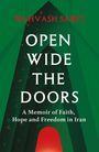 "Mahvash Sabet: Open Wide the Doors. A Memoir of Faith, Hope and Freedom in Iran." Grüntöne mit geometrischem Muster.