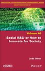 "Social R&D or How to Innovate for Society", Volume 46. Oben grüne Weltkugel mit Textfragmenten, unten rote Fläche.
