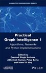 Practical Graph Intelligence 1: Algorithmen, Netzwerke und Python. Herausgegeben von Pramod Singh Rathore et al. Blaues Cover, Netzwerk-Design.