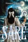 Text: "Howard L. Siskind", "SARE". Eine Frau mit Schleife schaut zum Segelschiff, Mond und Drache erscheinen in Lupe.