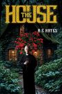 "The House", R.E. Hayes. Ein Priester mit Kreuz steht vor einem romantischen Steinhaus mit roten Rosen und leuchtenden Fenstern.