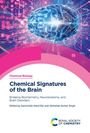 "Chemical Signatures of the Brain" Titel auf leuchtendem Hintergrund mit Gehirn und chemischen Strukturen. Logo unten rechts.