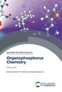 "Specialist Periodical Reports: Organophosphorus Chemistry, Volume 54, edited by David W. Allen and Gyorgy Keglevich." Chemisches Molekül und Logo.
