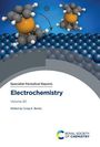 Electrochemistry, Volume 20, Edited by Craig E. Banks. Moleküle über einer welligen blauen Oberfläche. Logo unten rechts.
