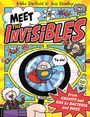 "Meet the Invisibles". "Ta-da!". "From GRAVITY and GAS to BACTERIA and BUGS". Comic-Stil mit einem Superheld-Charakter.