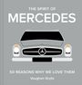 "The Spirit of Mercedes", Auto-Illustration mit Mercedes-Stern, "50 Reasons Why We Love Them", von Vaughan Grylls.