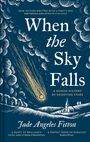 „When the Sky Falls: A Human History of Shooting Stars“ von Jade Angeles Fitton. Illustration mit Komet und Landschaft.