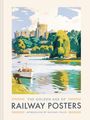 Der Text lautet: "The Golden Age of Railway Posters, Introduced by Michael Palin". Illustration eines Schlosses an einem See.