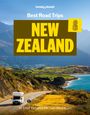 "Best Road Trips: NEW ZEALAND. 86 Easy Escapes on the Open Road." Ein Wohnmobil auf einer Küstenstraße mit Berglandschaft.