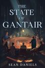 "The State of Gantair" oben, "Sean Daniels" unten. Illustration: Runde Tafelrunde, Menschen sitzen um einen großen Tisch.