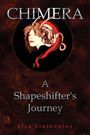 „CHIMERA: A Shapeshifter's Journey“ von Lisa Stathoplos, zeigt ein Gesicht mit tierähnlichen Hörnern.