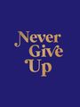 Summersdale Publishers: Never Give Up, Buch