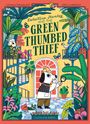 Titel: "Detective Stanley and the Green Thumbed Thief". Ein Hundedetektiv mit Lupe in einem bunten Garten.