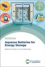 "Aqueous Batteries for Energy Storage" von Chunyi Zhi et al. Illustration einer Wasserbatterie und erneuerbarer Energien.