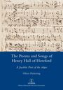 Oliver Pickering: The Poems and Songs of Henry Hall of Hereford, Buch
