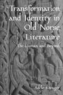 Text: "Transformation and Identity in Old Norse Literature: The Human and Beyond - Adèle Kreager". Holzschnitzerei.