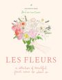 Text: "Colouring Book - Zoé de las Cases - Les Fleurs - a collection of beautiful floral scenes to colour in". Ein Blumenstrauß.