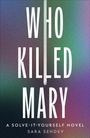 Text: "Who Killed Mary" und "Cover to be revealed". Blaues, minimalistisches Design.