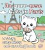 Text: "JA-PURR-NESE CATS IN PARIS". Illustration, Hintergrund in Rot. "Emanuela Carletti", "Mitchell Beazley".