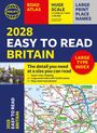 2028 EASY TO READ BRITAIN. Road atlas mit großem Maßstab. Klare Karten, 30,000 Namen, einfacher Routenplaner.