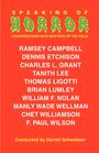 Darrell Schweitzer: Speaking of Horror, Buch