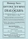 Henry Purcell: Harmonia Sacra or Divine Hymns and Dialogues. with a Through-Bass for the Theobro-Lute, Bass-Viol, Harpsichord or Organ. Book II. [Facsimile of the 1726 edition, printed by William Pearson.], Buch