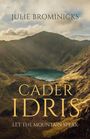 "Julie Brominicks", "Cader Idris", "Let the Mountain Speak". Eine malerische Berglandschaft mit einem See im Vordergrund.
