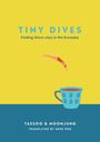 Text: "Tiny Dives, Taesoo & Moonjeong, Cover to be revealed." 
Blauer Hintergrund; ein schwarzes Logo zeigt einen Hahn.
