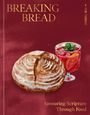 "Breaking Bread" und "Savouring Scripture Through Food". Eine Illustration von Brot und einem Getränk mit einer Zitronenscheibe.