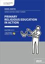 "Primary Religious Education in Action" von Daniel Martin. Illustration eines stilisierten Menschen, blau-grauer Hintergrund.