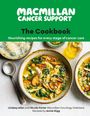 "MACMILLAN CANCER SUPPORT COOKBOOK" oben, darunter: "Nourishing recipes for every stage of cancer care". Teller mit Suppe.