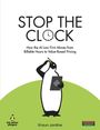 "STOP THE CLOCK" steht oben, gefolgt von "Shaun Jardine". Ein Pinguin hält ein Tablet mit "AI" darauf.