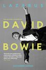 Text: "Lazarus: The Second Coming of David Bowie" von Alexander Larman. Schwarz-weißes Bild eines Mannes im Anzug.